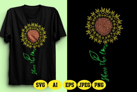 ASL Share the Love in Sunflower Design 4: A Burst of Joy for Your Creative Projects