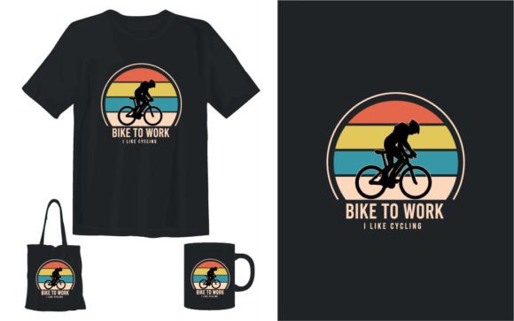 Bike to Work Cycling T-shirt Design: Fuel Your Brand's Journey