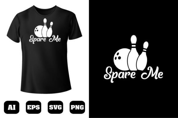 Bowling T-shirt Design 45: A Ready-to-Print Asset for Creatives
