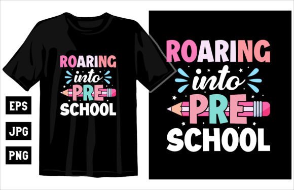 Celebrate Milestones: Creative Uses for a Roaring into Pre School T-shirt Design
