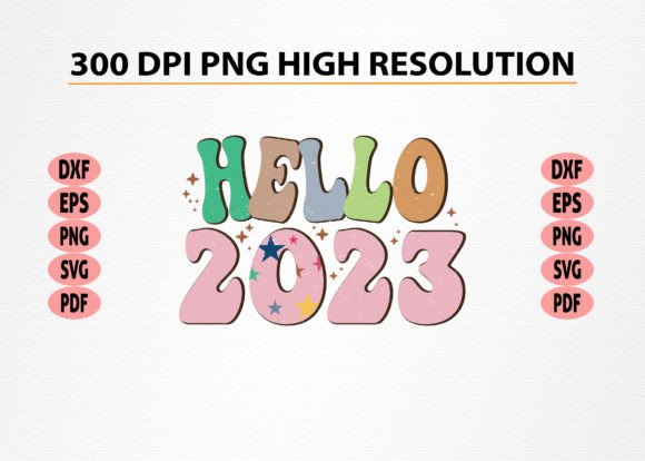 Celebrate with Style: The Retro Charm of Hello 2023 Designs
