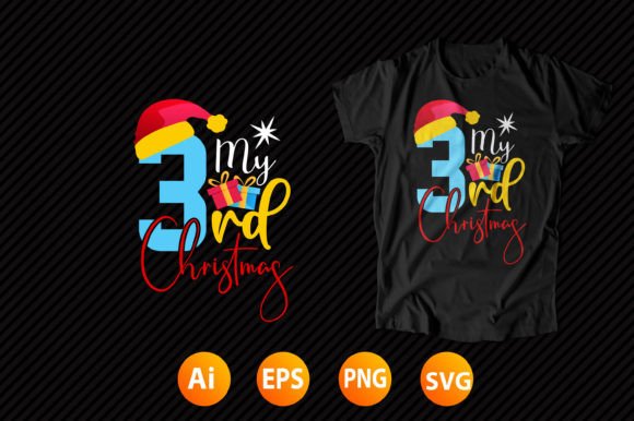 Christmas T-shirt Design 33: Your Festive Typography Solution