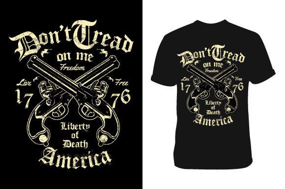 Don't Tread on Me T-shirt Design: A Symbol for Modern Makers