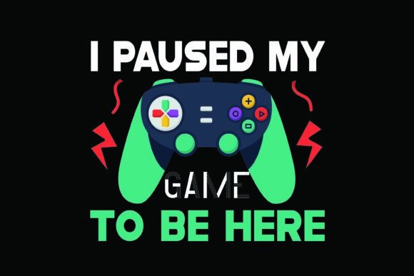 I Paused My Game: The SVG Design Every Creator Needs