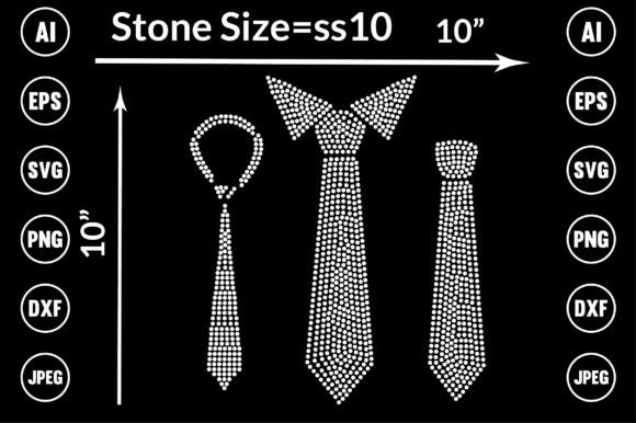 Tie Rhinestone Design: Bold Typography for Impactful Branding