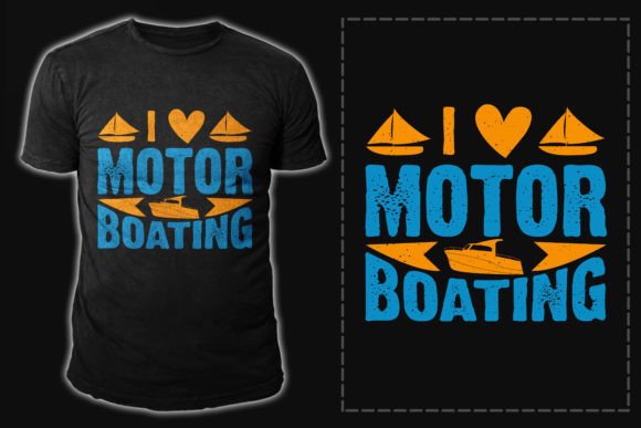 Timeless Waves: The Vintage Boating Vector Tee