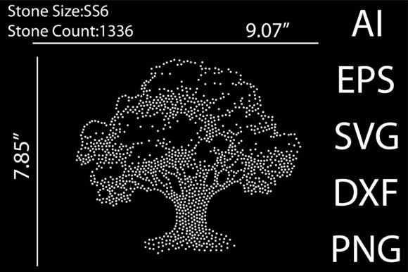 Tree Rhinestone Templates Design: Elevate Your Projects